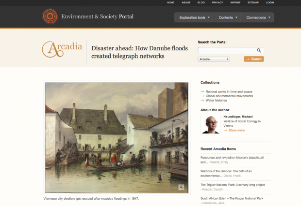 Floods present and past: Exploring historic precedents through the Arcadia project