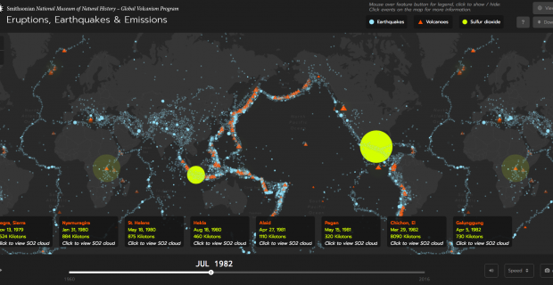 Eruptions, Earthquakes, & Emissions: Visualizing the Planet’s Heartbeat